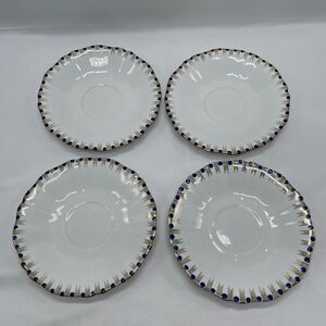 (4)‎ Vintage e Hughes & Co Fenton Saucers Staffordshire Eusancos China England